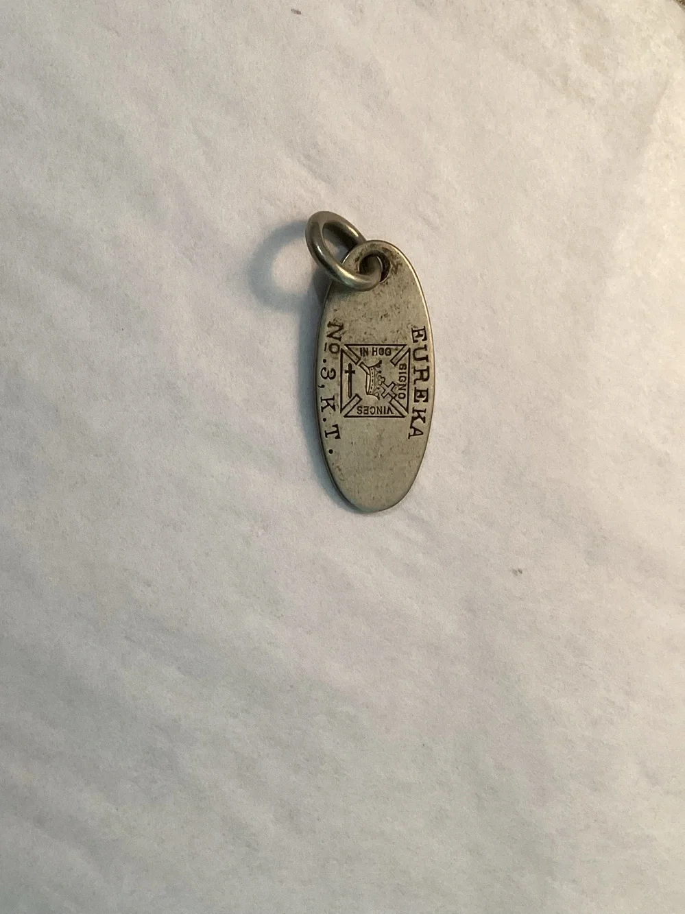 Antique Pocket watch from Knights Templer local Branch. Eureka No.3